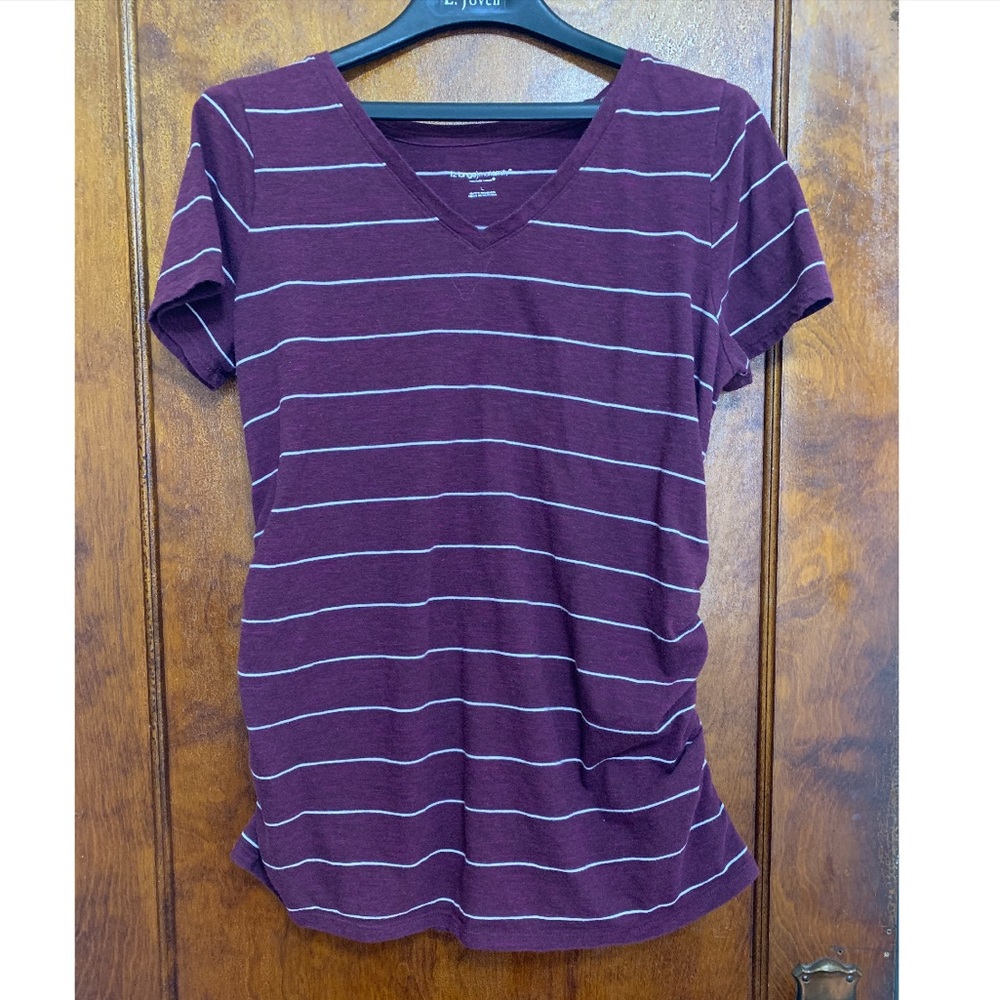 Striped Maternity T-Shirt